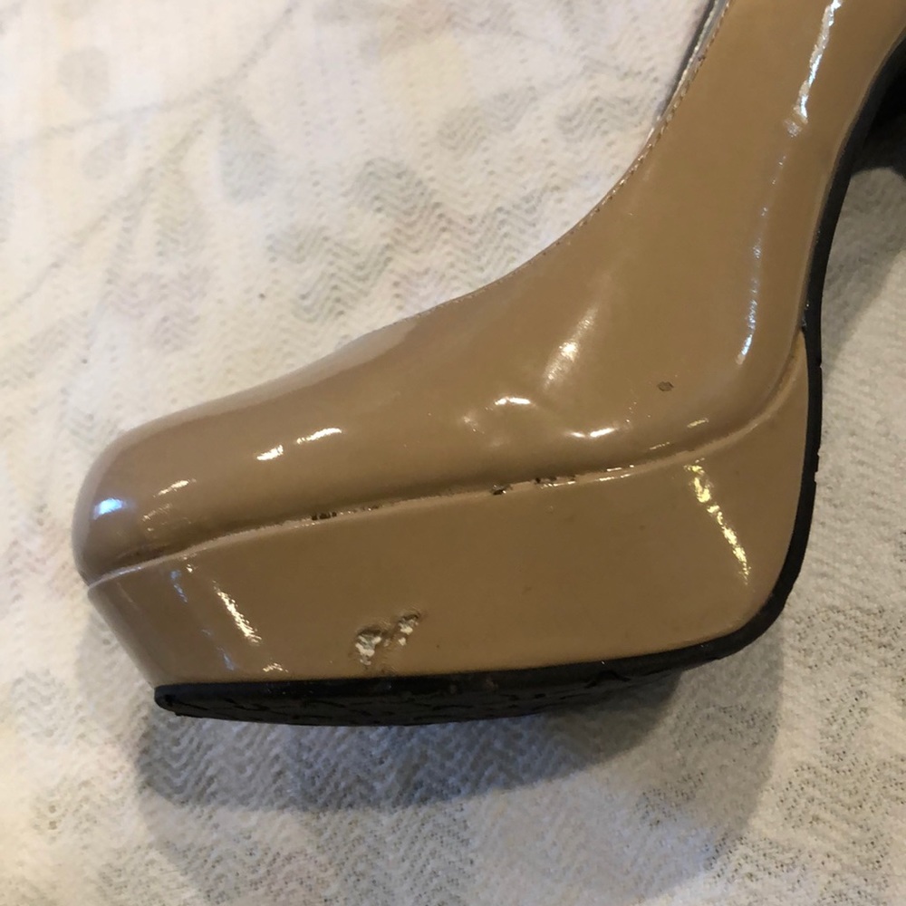 Candies Two Tone Patent Platform Stiletto Heels - Picture 8 of 8